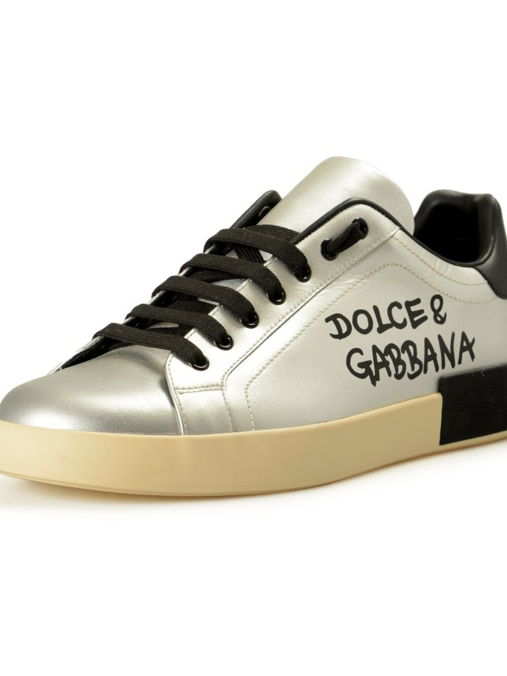 Dolce & Gabbana Men's Leather Logo Athletic Sneakers Shoes US 11 UK 10 IT 44